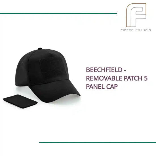Beechfield - Removable Patch 5 Panel Cap by@Outfy