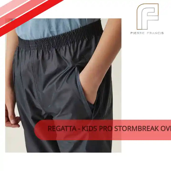 Regatta - Kids Pro Stormbreak Overtrousers by@Outfy