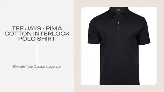 Tee Jays - Pima Cotton Interlock Polo Shirt by@Outfy