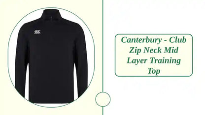 Canterbury - Club Zip Neck Mid Layer Training Top by@Outfy