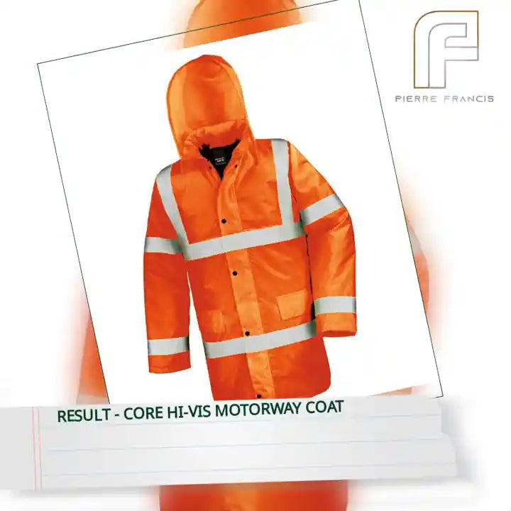 Result - Core Hi-Vis Motorway Coat by@Outfy