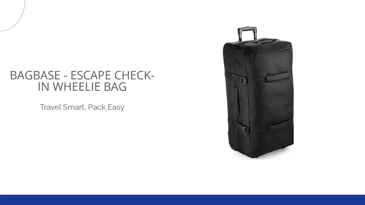 BagBase - Escape Check-In Wheelie Bag by@Outfy
