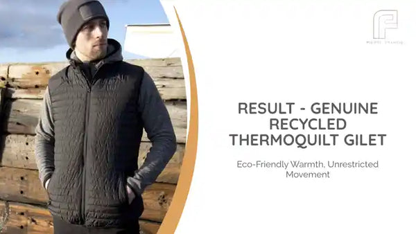 Result - Genuine Recycled Thermoquilt Gilet by@Outfy