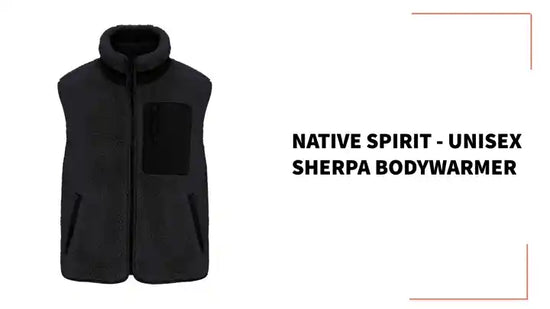 Native Spirit - Unisex Sherpa Bodywarmer by@Outfy