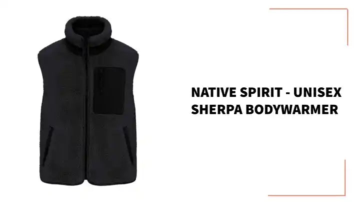 Native Spirit - Unisex Sherpa Bodywarmer by@Outfy