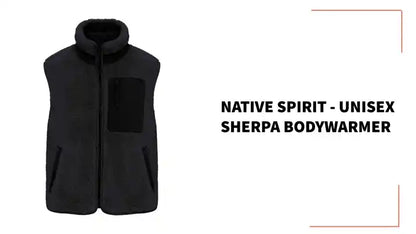 Native Spirit - Unisex Sherpa Bodywarmer by@Outfy