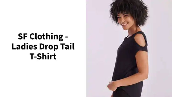 SF Clothing - Ladies Drop Tail T-Shirt by@Outfy