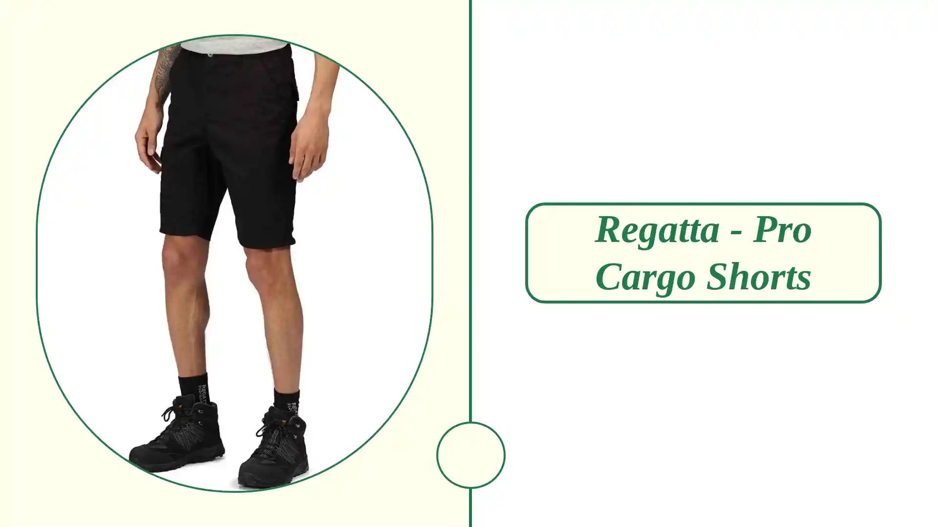Regatta - Pro Cargo Shorts - RG294 BLK 28