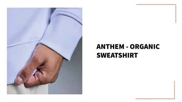 Anthem - Organic Sweatshirt by@Outfy
