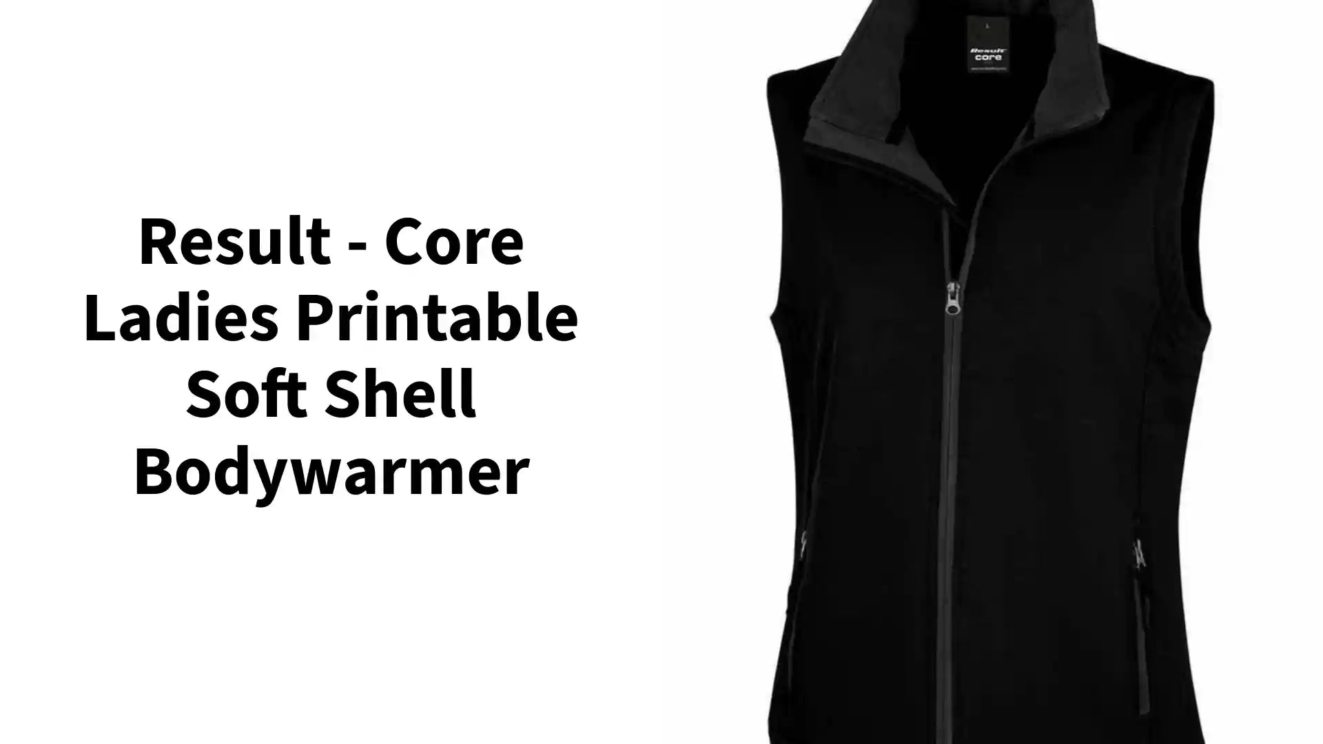 Result - Core Ladies Printable Soft Shell Bodywarmer by@Outfy