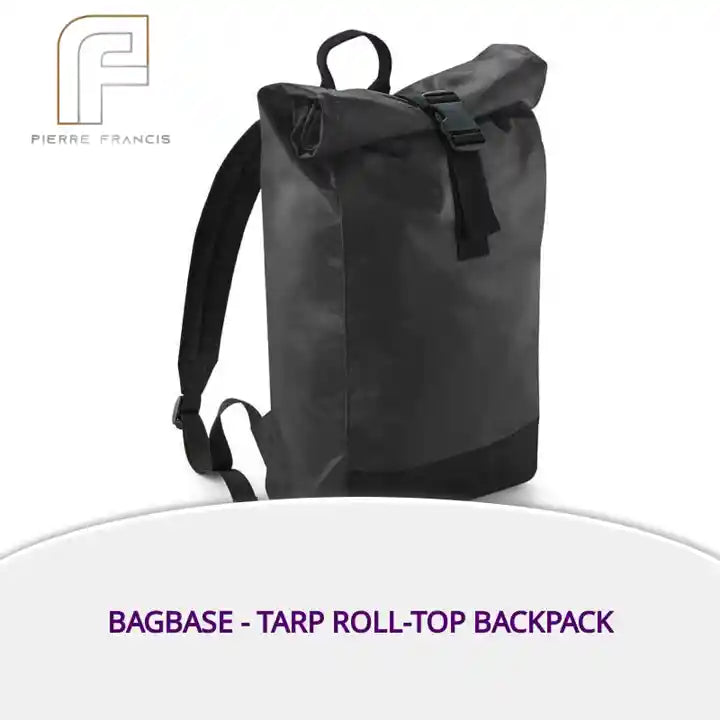 BagBase - Tarp Roll-Top Backpack by@Outfy