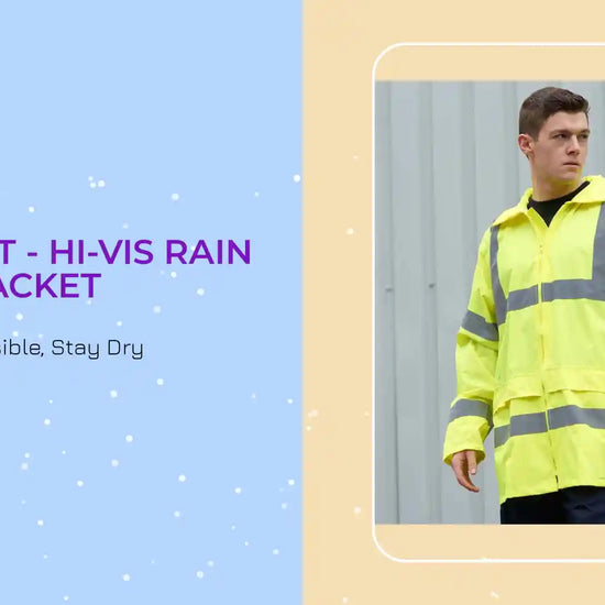 Portwest - Hi-Vis Rain Jacket by@Outfy