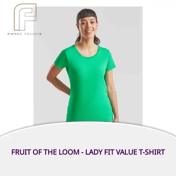 Fruit of the Loom - Lady Fit Value T-Shirt by@Outfy
