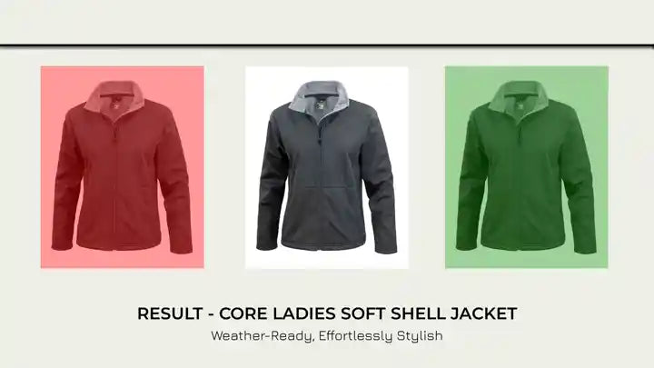 Result - Core Ladies Soft Shell Jacket by@Outfy