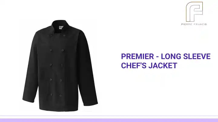 Premier - Long Sleeve Chef&#039;s Jacket by@Outfy