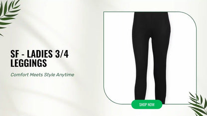 SF - Ladies 3/4 Leggings by@Outfy