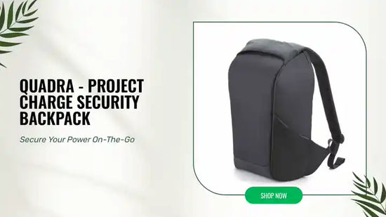 Quadra - Project Charge Security Backpack by@Outfy