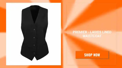 Premier - Ladies Lined Waistcoat by@Outfy