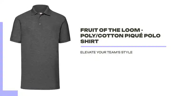 Fruit of the Loom - Poly/Cotton Piqu&eacute; Polo Shirt by@Outfy