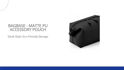 BagBase - Matte PU Accessory Pouch by@Outfy
