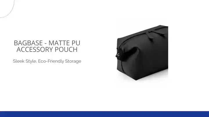 BagBase - Matte PU Accessory Pouch by@Outfy