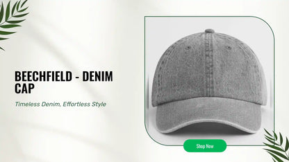 Beechfield - Denim Cap by@Outfy