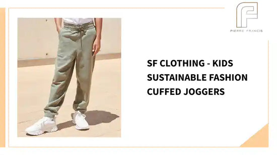 SF Clothing - Kids Sustainable Fashion Cuffed Joggers by@Outfy