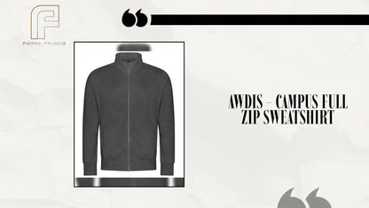 AWDis - Campus Full Zip Sweatshirt by@Outfy