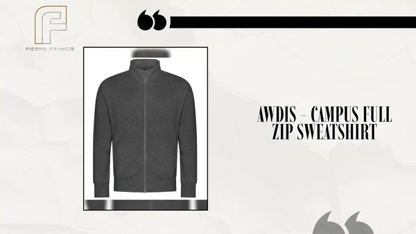 AWDis - Campus Full Zip Sweatshirt by@Outfy