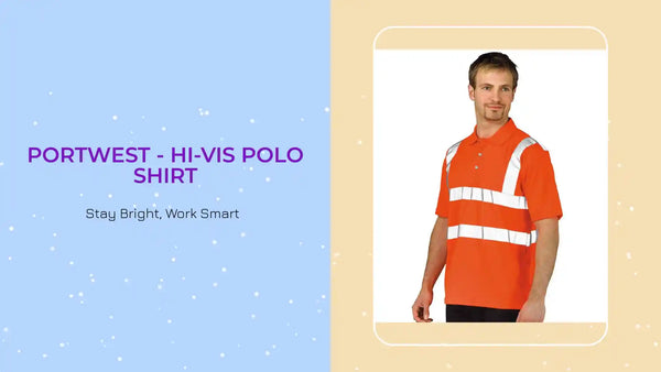 Portwest - Hi-Vis Polo Shirt by@Outfy
