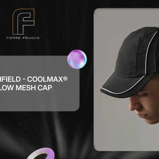 Beechfield - Coolmax® Flow Mesh Cap - BB182 BLK ONE