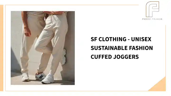 SF Clothing - Unisex Sustainable Fashion Cuffed Joggers by@Outfy