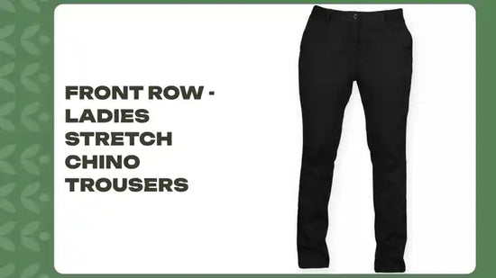 Front Row - Ladies Stretch Chino Trousers by@Outfy