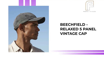 Beechfield - Relaxed 5 Panel Vintage Cap - BB657 VBK ONE