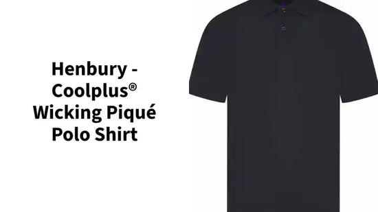 Henbury - Coolplus&reg; Wicking Piqu&eacute; Polo Shirt by@Outfy