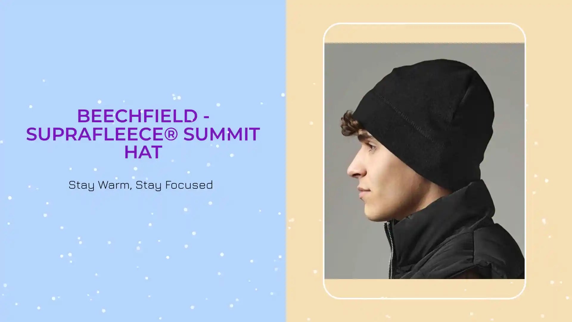 Beechfield - Suprafleece® Summit Hat - BB244 BLK S/M