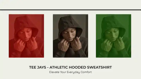 Tee Jays - Athletic Hooded Sweatshirt by@Outfy