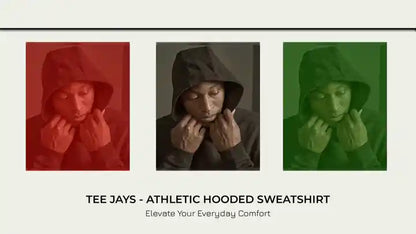 Tee Jays - Athletic Hooded Sweatshirt by@Outfy