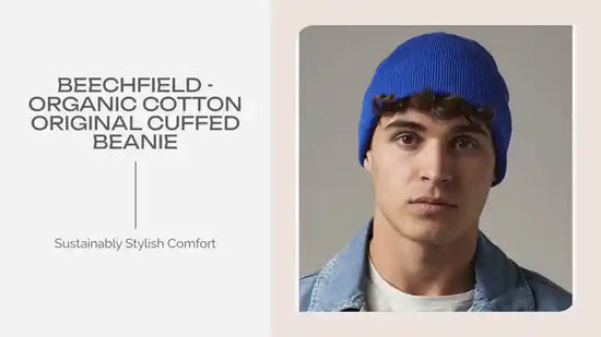 Beechfield - Organic Cotton Original Cuffed Beanie by@Outfy