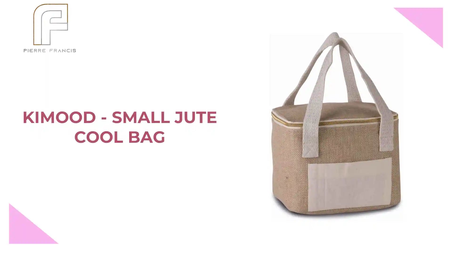 Kimood - Small Jute Cool Bag by@Outfy