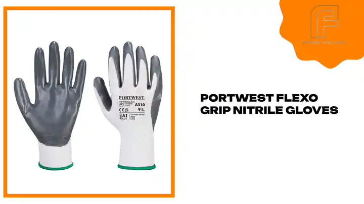 Portwest Flexo Grip Nitrile Gloves by@Outfy