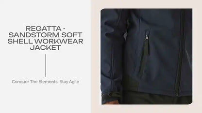 Regatta - Sandstorm Soft Shell Workwear Jacket by@Outfy