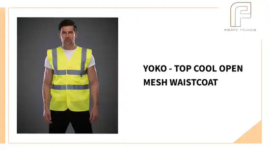 Yoko - Top Cool Open Mesh Waistcoat by@Outfy