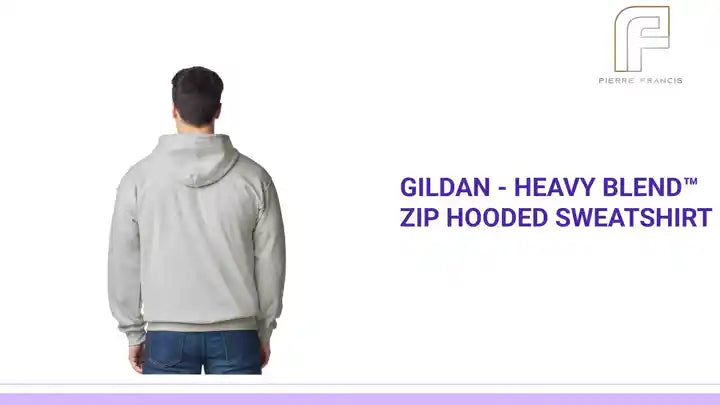 Gildan - Heavy Blend&trade; Zip Hooded Sweatshirt by@Outfy