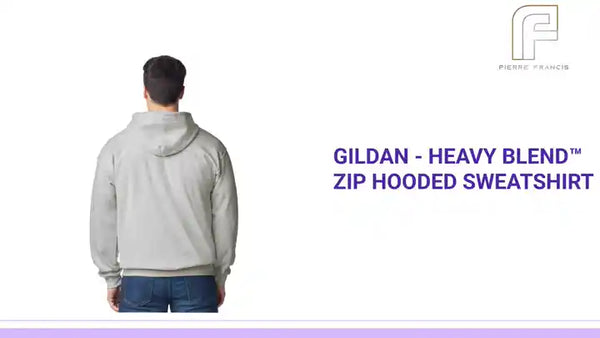 Gildan - Heavy Blend&trade; Zip Hooded Sweatshirt by@Outfy