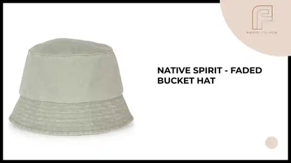 Native Spirit - Faded Bucket Hat by@Outfy