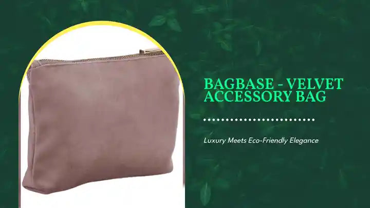 BagBase - Velvet Accessory Bag by@Outfy