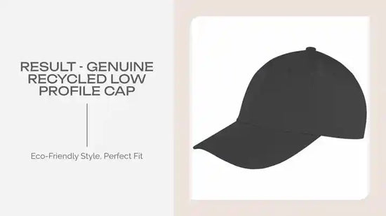 Result - Genuine Recycled Low Profile Cap by@Outfy