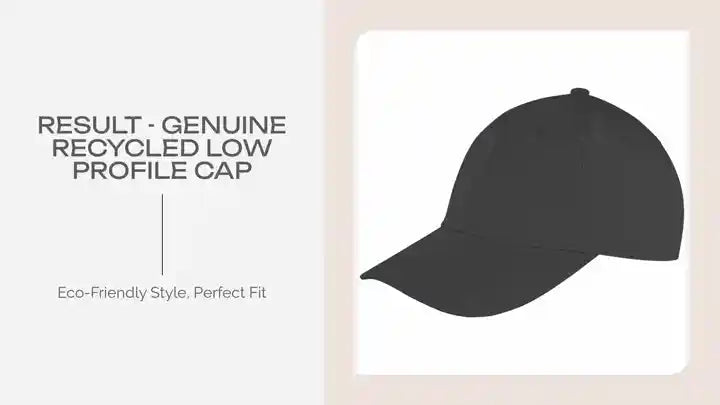 Result - Genuine Recycled Low Profile Cap by@Outfy