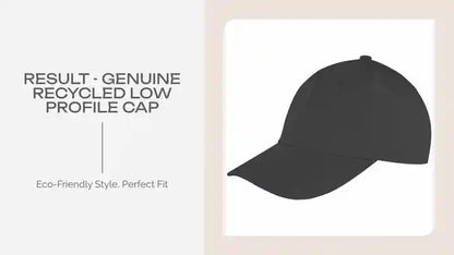 Result - Genuine Recycled Low Profile Cap by@Outfy